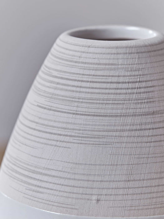 Two Dip Textured Bud Vases