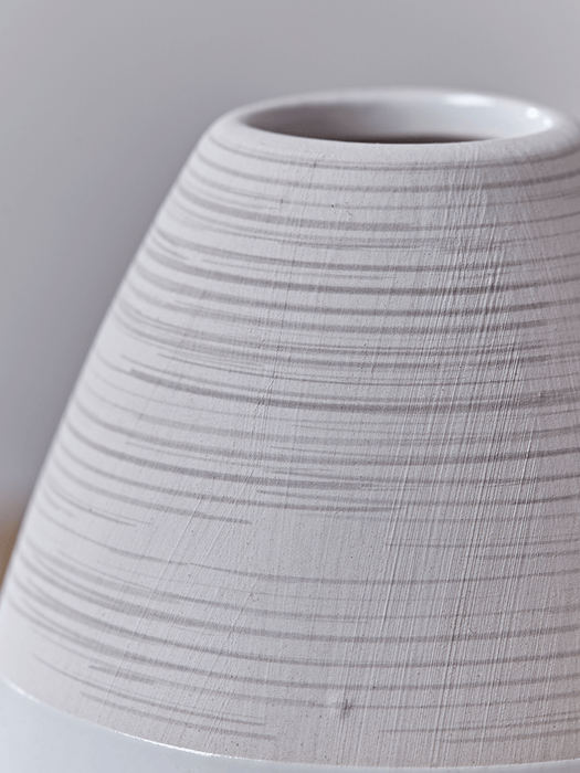 Two Dip Textured Bud Vases