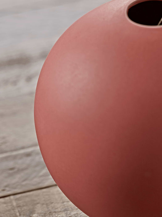 Round Coral Vase
