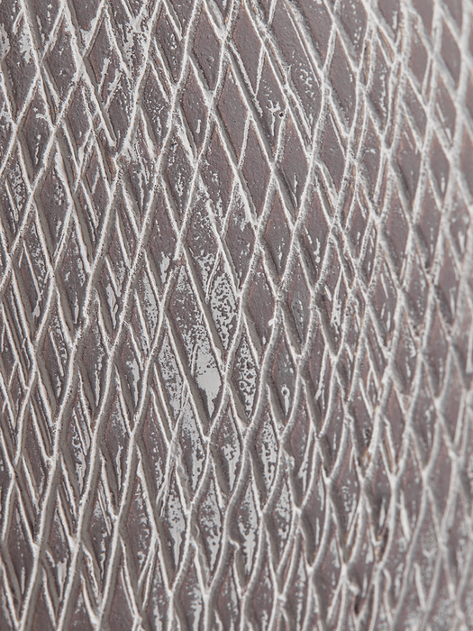 Etched Grey Vase