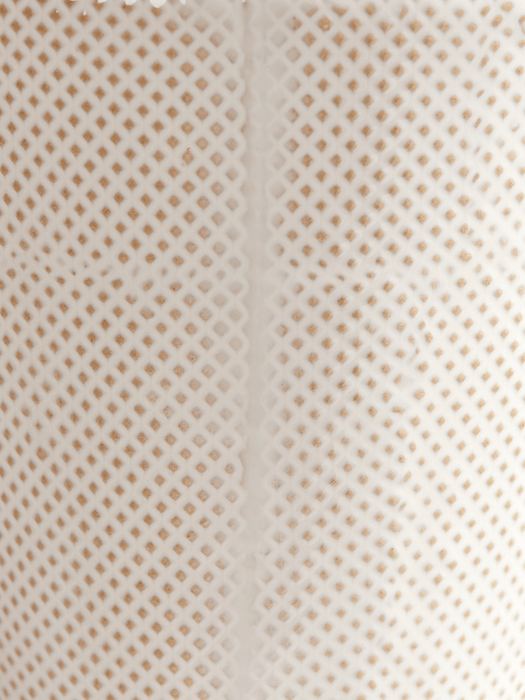 Neutral Textured Glazed Vase