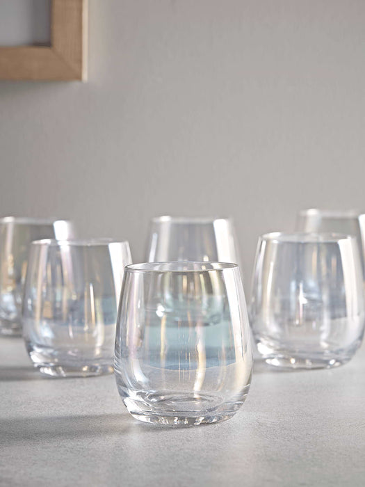 Six Lustre Tumblers