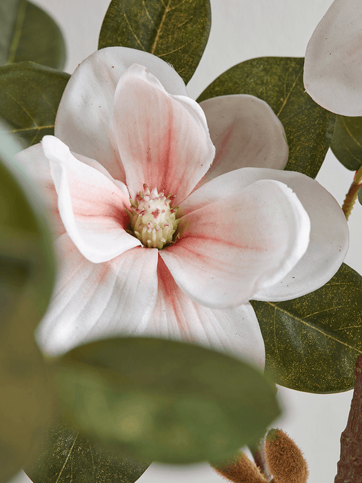 Three Faux Magnolia Sprays - Blush