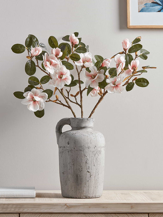 Three Faux Magnolia Sprays - Blush