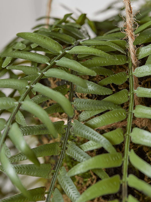 Faux Potted Hanging Fern