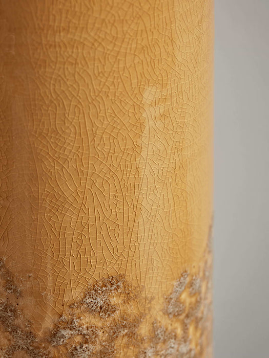 Textured Glaze Mustard Vase