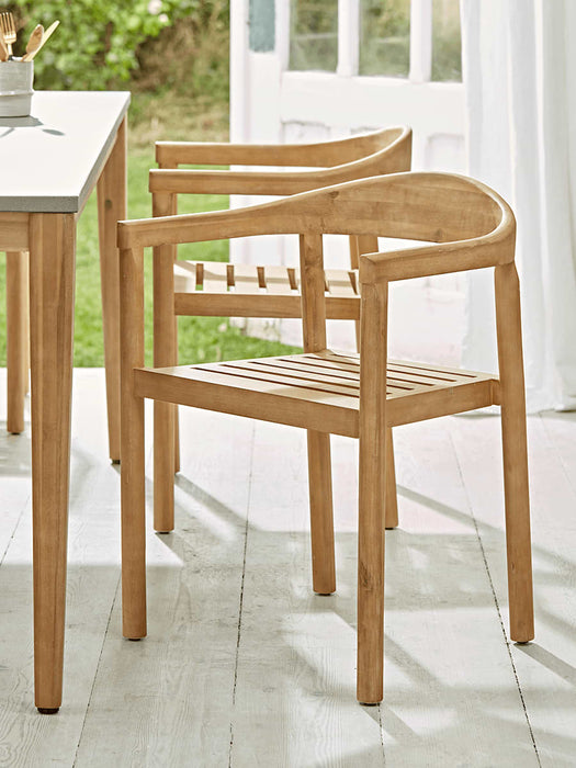 Two Acacia Dining Chairs