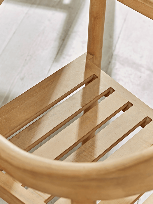 Two Acacia Dining Chairs