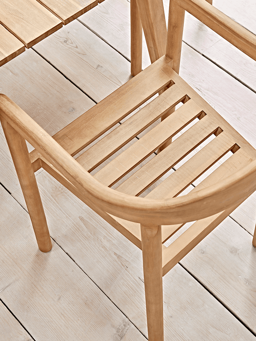 Two Acacia Dining Chairs