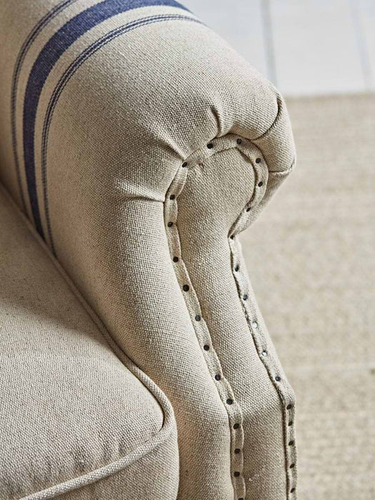 Ana Oversized Armchair - French Stripe