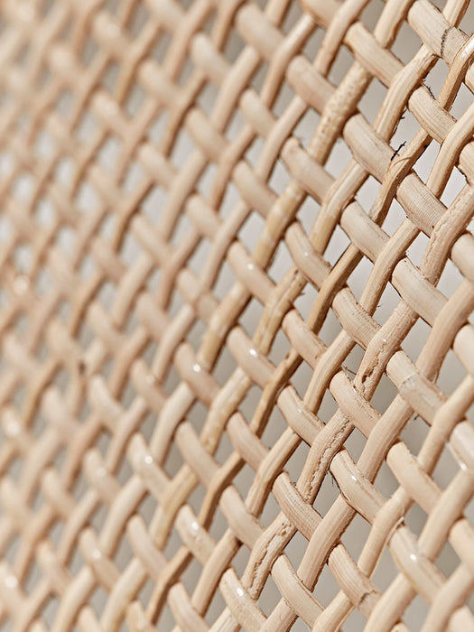 Flat Rattan Webbing Lounge Chair