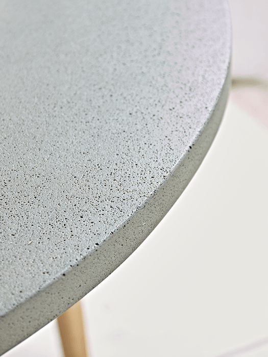 Concrete Topped Dining Table - Round
