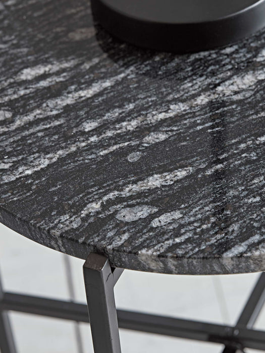Marble Side Table - Grey