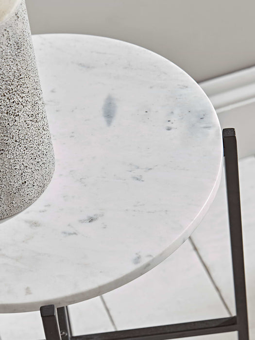 Marble Side Table -White