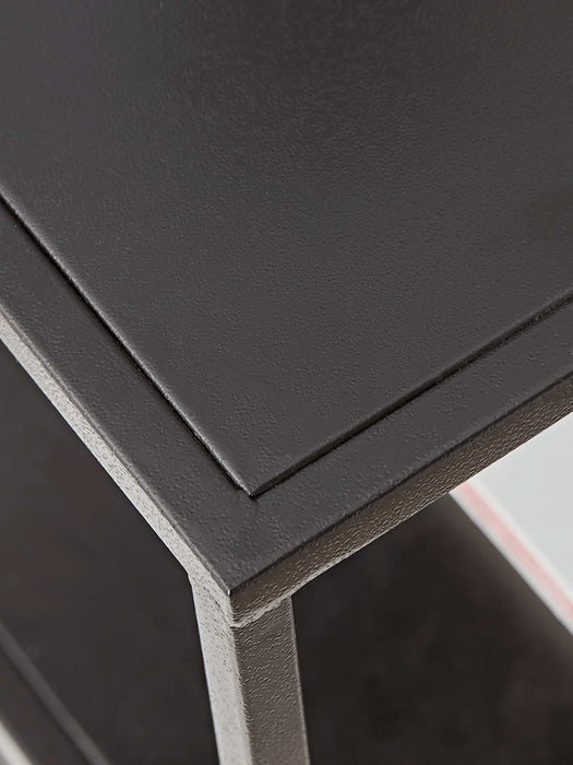 Industrial Two Drawer Bedside Table