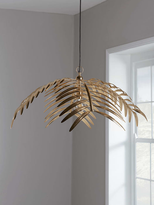 Gold Palm Pendant