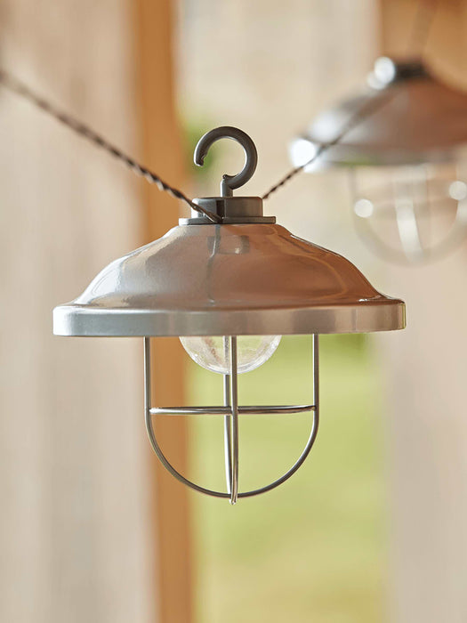 Solar Metal Cage Festoon Lights