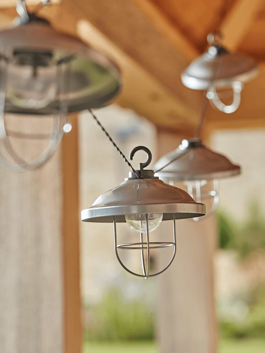 Solar Metal Cage Festoon Lights