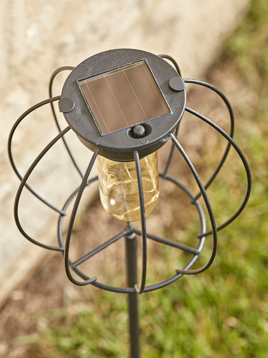 Two Cage Solar Stake Lights