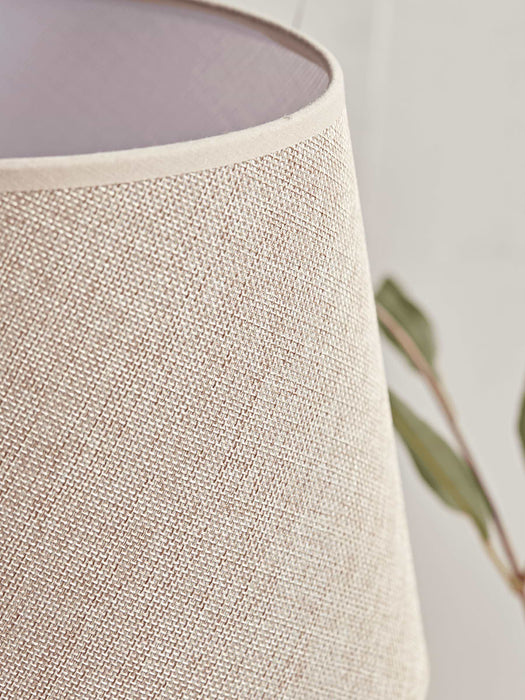 Rustic Ceramic Table Lamp - Lines