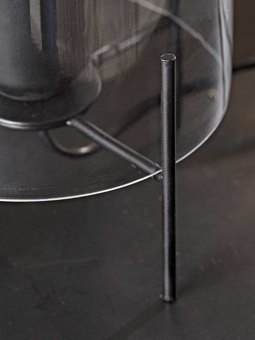 Glass Column Table Lamp