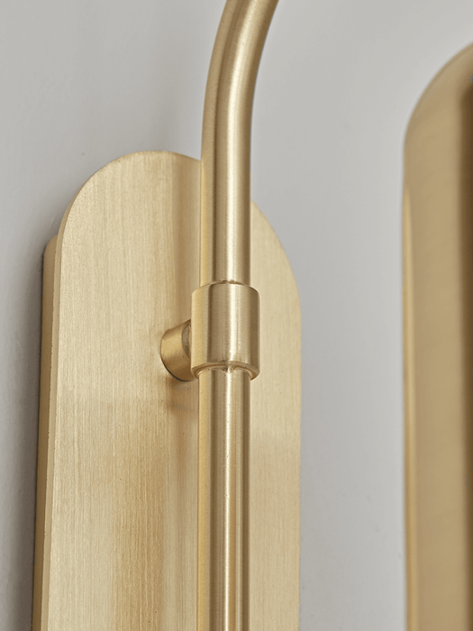 Brass Deco Wall Light