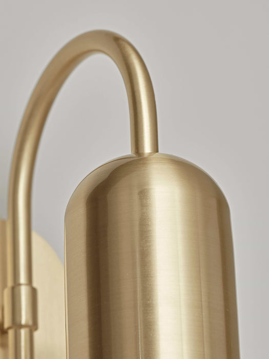 Brass Deco Wall Light