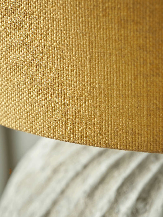 Fluted Concrete Table Lamp
