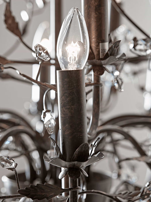 Antique Bronze Distressed Chandelier