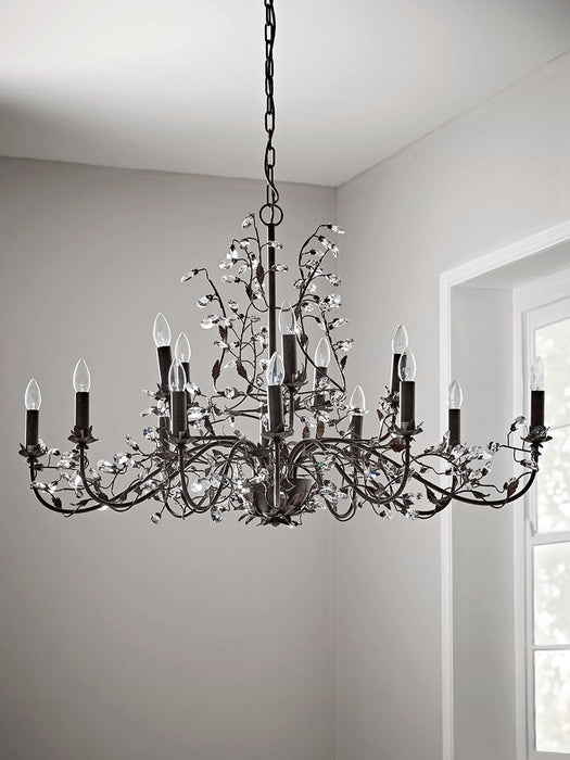 Antique Bronze Distressed Chandelier