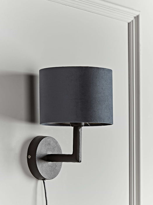Navy & Black Wall Lamp