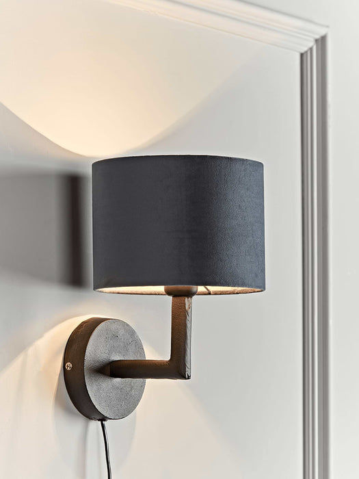 Navy & Black Wall Lamp