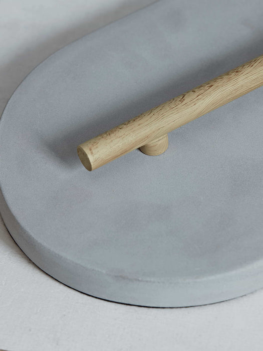 Concrete & Wood Floor Lamp
