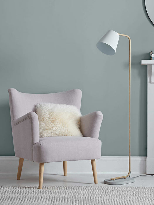 Concrete & Wood Floor Lamp