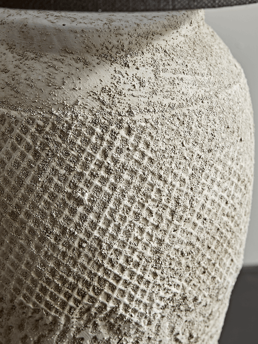 Black & Concrete Table Lamp