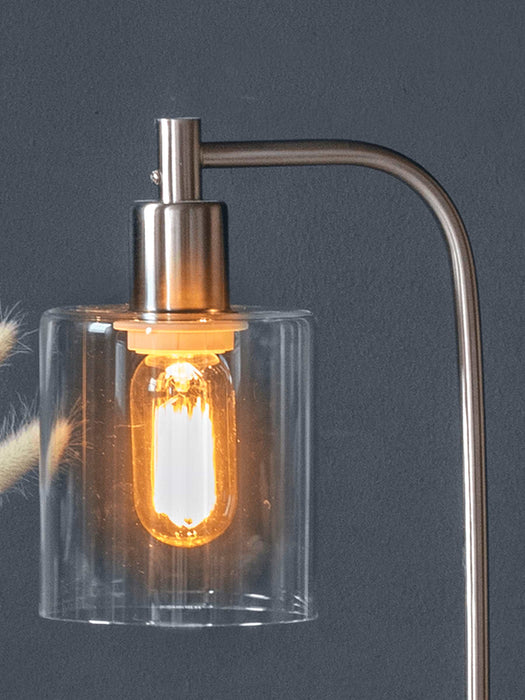 Industrial Desk Lamp - Brushed Silver