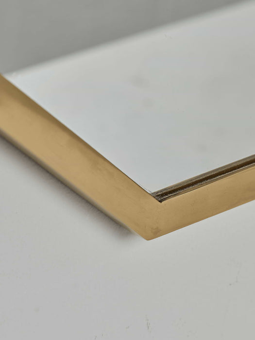 Brass Octagonal Mirror