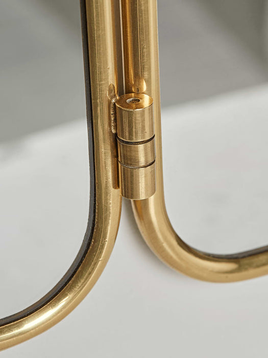 French Triple Mirror - Brass