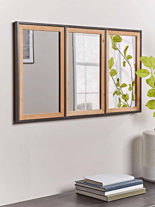 Three Panelled Frame Mirror