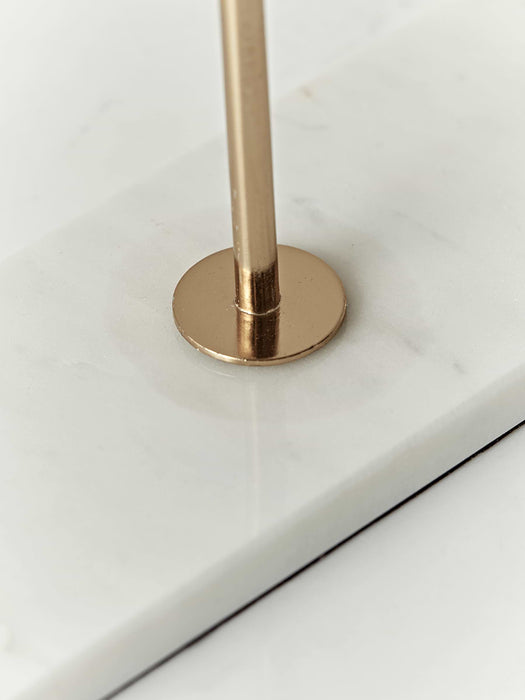 Brass & Marble Table Mirror