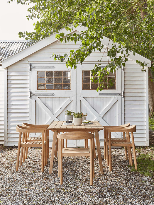 Two Acacia Dining Chairs