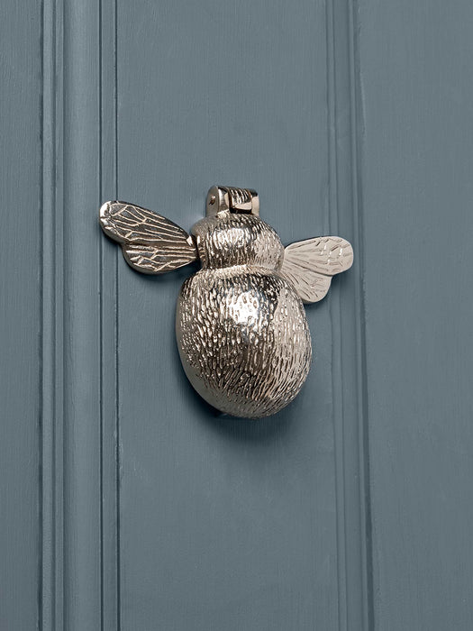 Bumble Bee Door Knocker Nickel