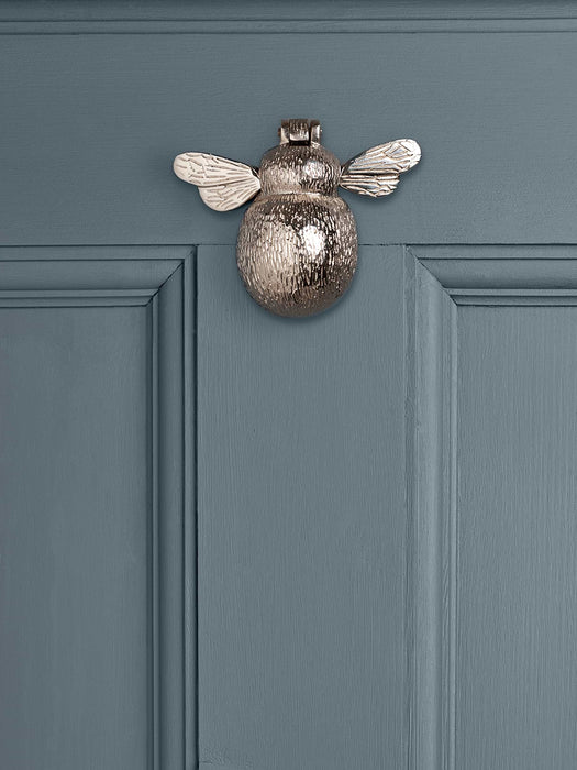 Bumble Bee Door Knocker Nickel