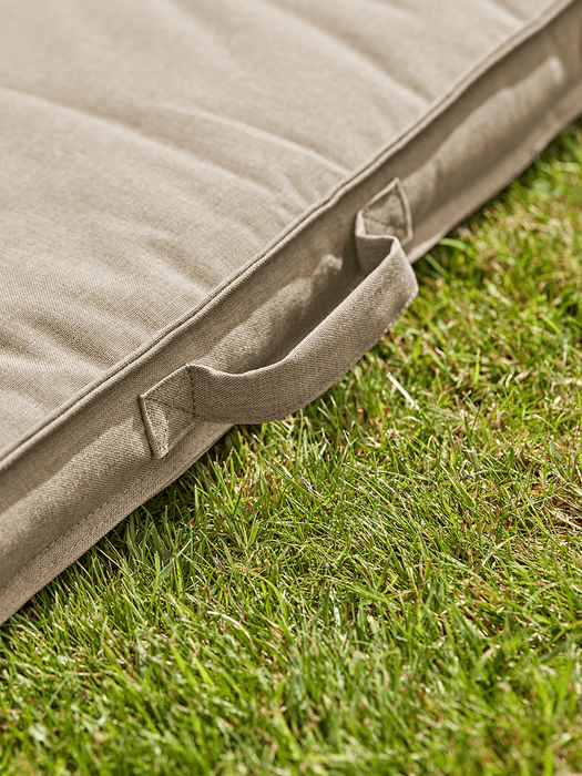 Indoor Outdoor Floor Cushion - Taupe