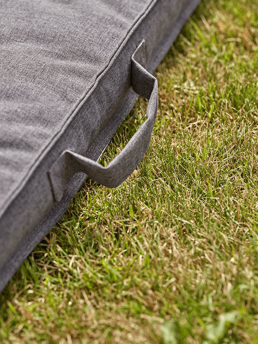 Indoor Outdoor Floor Cushion - Soft Grey