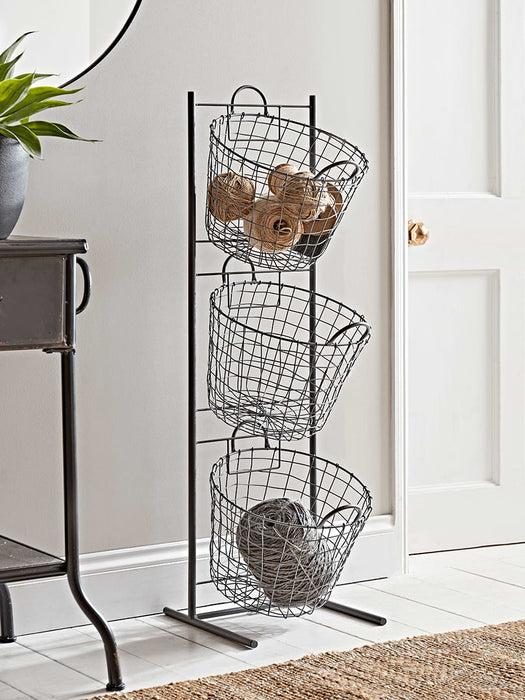 Tiered Wire Storage Basket