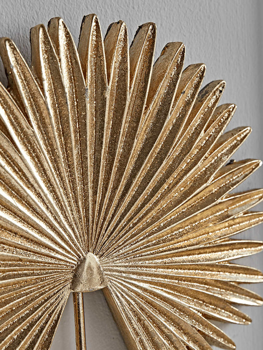 Two Brass Leaf Hooks
