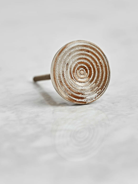 Spiral Porcelain Knob
