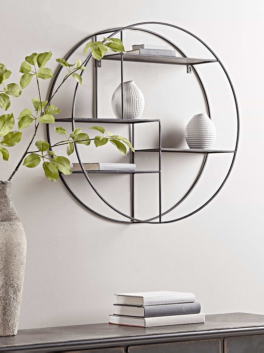Round Metal Wall Shelf