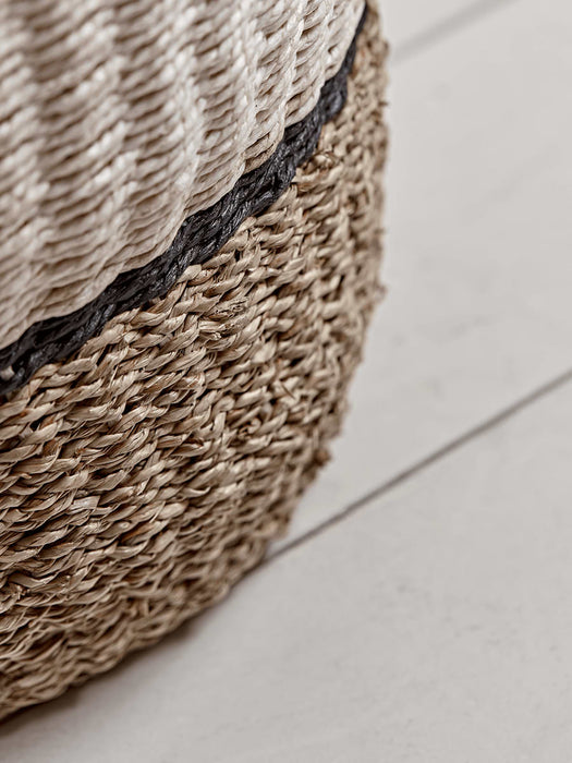 Three Monochrome Dipped Baskets